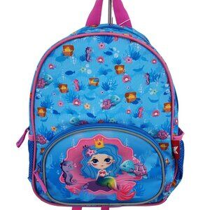 Toddler Girls Blue Mermaid Backpack NWT